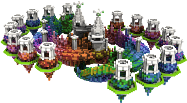 Skywars 2/ Build By - Illustration (960x800), Png Download