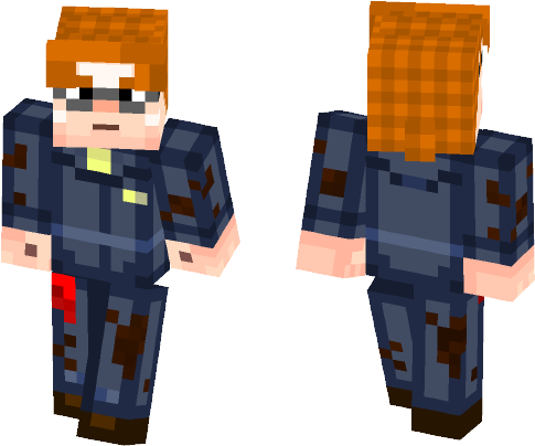 Mabel - Alan Walker Minecraft Skin (584x497), Png Download