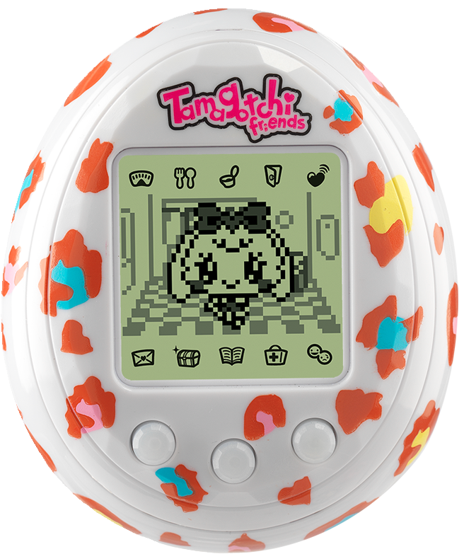 Leopard Egg - Tamagotchi Friends - Pink Heart (1000x1000), Png Download