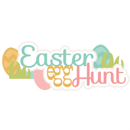 Easter Egg Hunt Title Svg Cutting Files Easter Egg - Easter Egg Hunt Title (432x432), Png Download