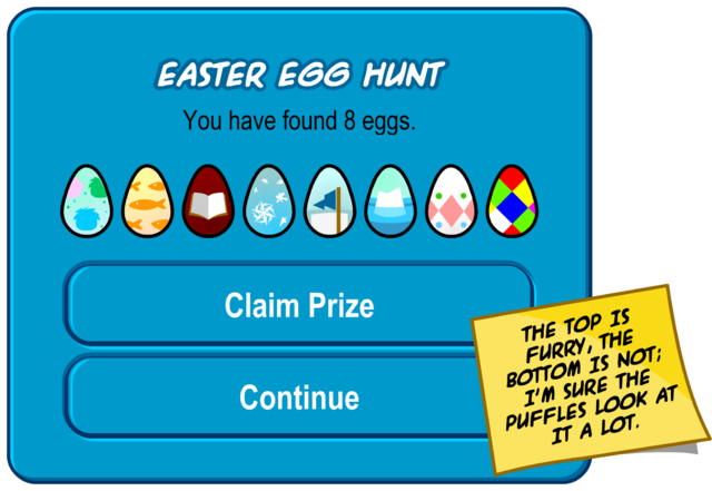 Easter Egg Hunt 2006 - Club Penguin (640x441), Png Download