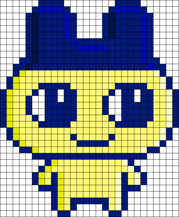 Tamagotchi Mametchi Large Perler Bead Pattern / Bead - Mametchi Tamagotchi (589x715), Png Download