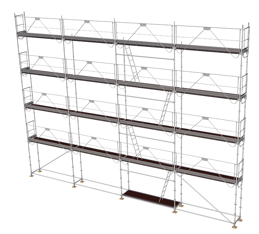 The Range Mars, Facade Scaffolding - Shelf (850x771), Png Download