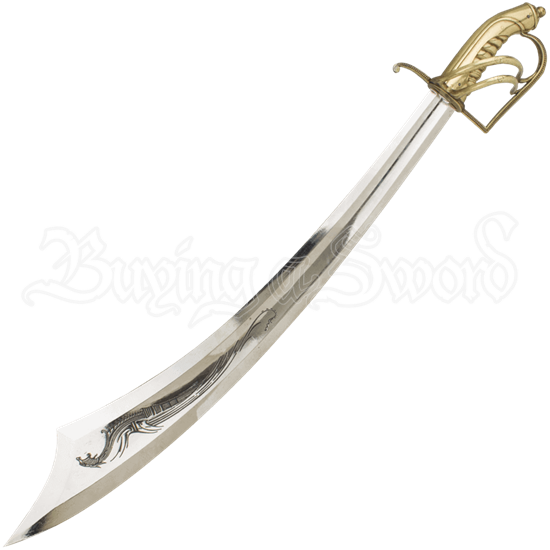 Bartholomew Roberts Pirate Scimitar - Pirate Scimitar Sword (550x550), Png Download