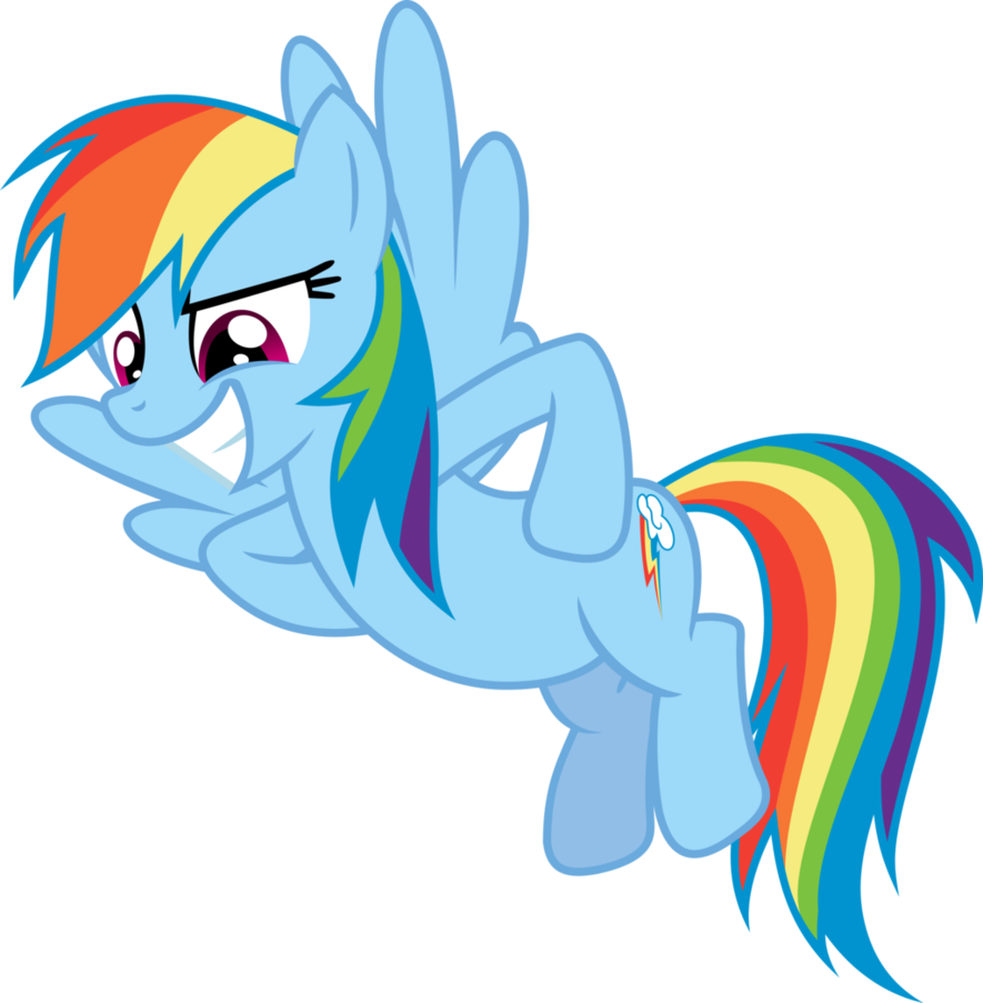 Challenge Accepted Rainbow Dash Vector By Weegeestareatyou-d60ac3c - Rainbow Dash (885x903), Png Download