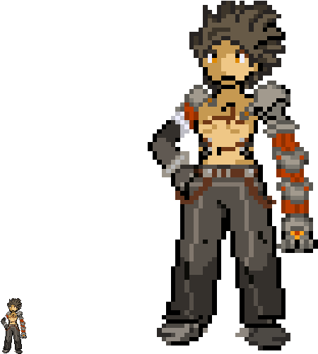 Ravenelsword - Elsword Raven Sprite (601x501), Png Download