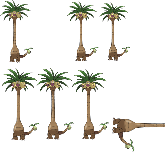 Pokémon Sun And Moon Pokémon Ultra Sun And Ultra Moon - Pokemon Exeggutor Alola Meme (680x628), Png Download