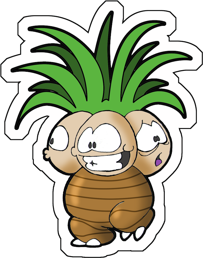 Exeggutor - Cartoon (681x960), Png Download