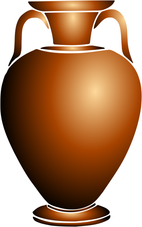 Vase Urn Ceramic Pottery - Urn Clipart (469x750), Png Download