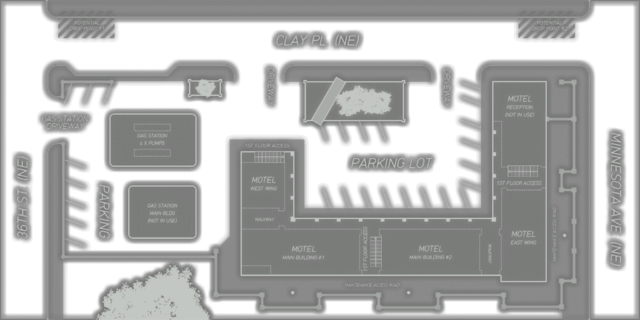 Hm Day1 Motel Blueprints - Motel Blueprints (640x320), Png Download