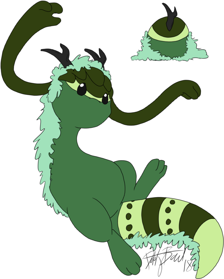 Zia The Pluffle - Cartoon (774x1033), Png Download