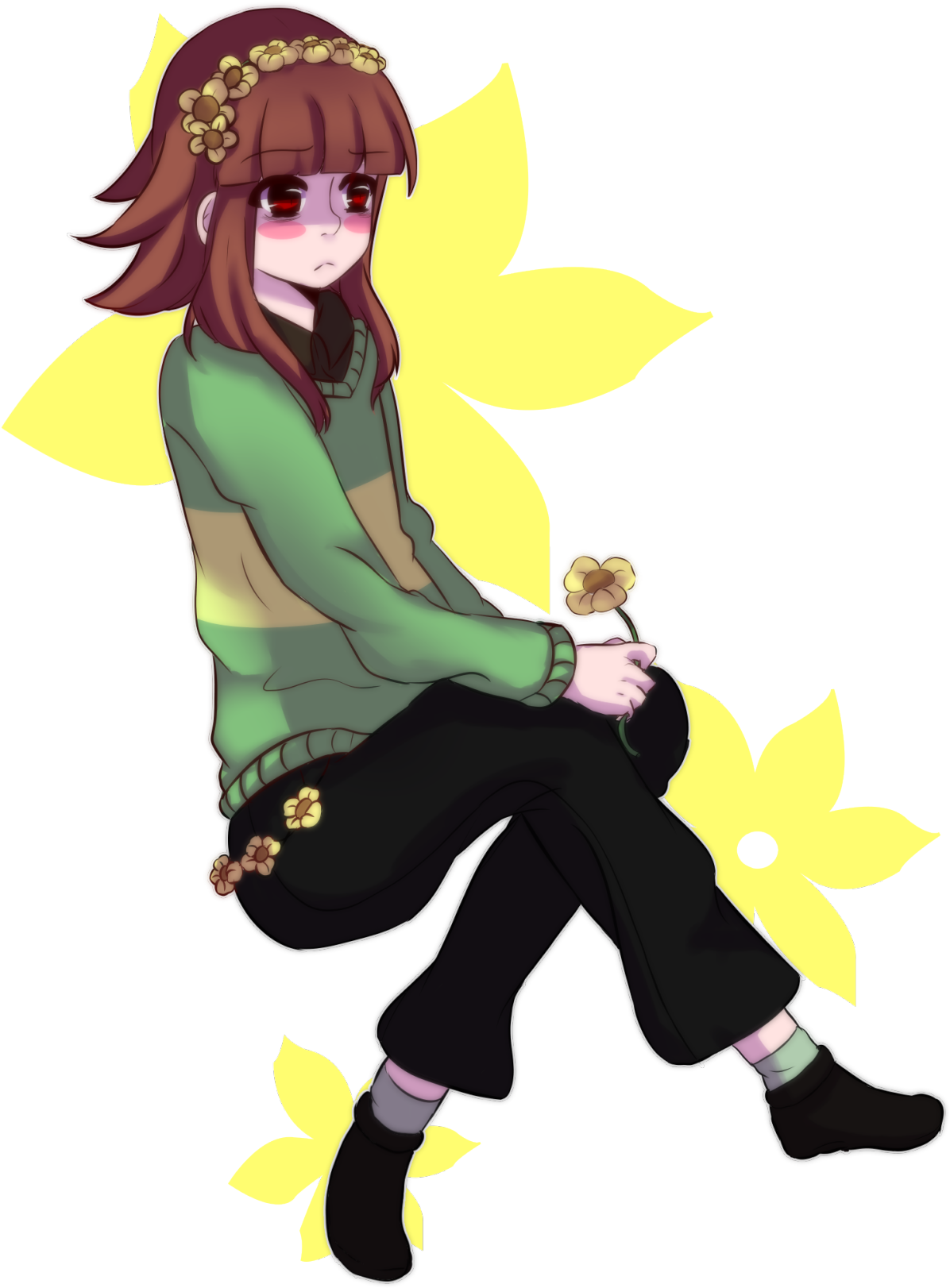 View Samegoogleiqdbsaucenao Chara196 , - Chara Art With Knife (1280x1728), Png Download