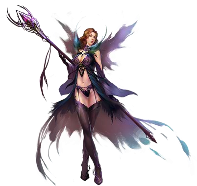 Female Mage - Fairy (423x485), Png Download