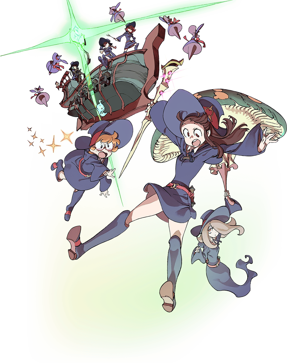 Main Chara - Little Witch Academia Png (930x1179), Png Download