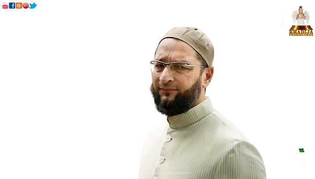 Asaduddin Owaisi Aimim Fan Mumbai Khadija Productions - Asaduddin Owaisi Png (640x360), Png Download