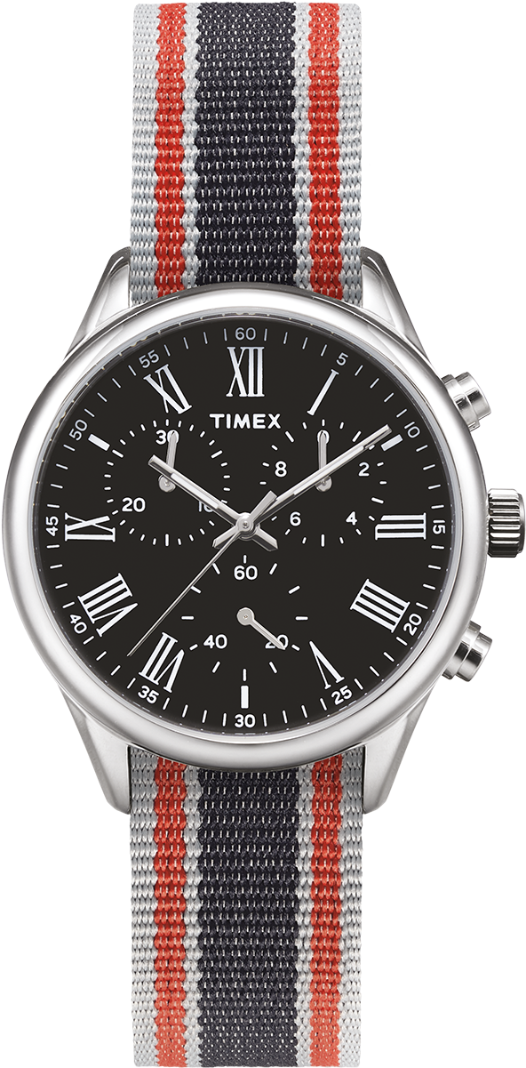 Weston Avenue 38mm Grosgrain Strap Watch - New Timex Watches (1000x1200), Png Download