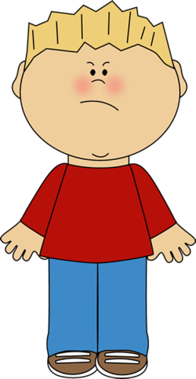 Boy With A Sad Face Clip Art - Sad Boy Clipart (258x500), Png Download