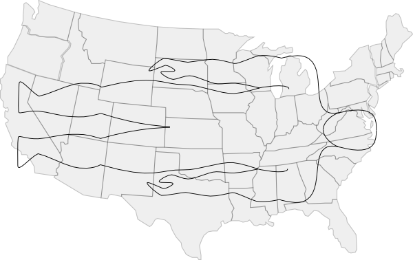 How To Set Use Usa Map With Man Shape Lying On It Clipart (600x378), Png Download