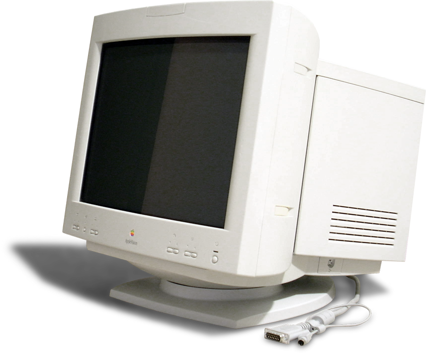 Apple Colorsync - Old Model Computer Monitor (857x711), Png Download