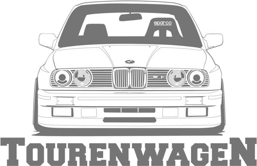 Bmw Logo Black On White Don T Touch My E30 Full Size Png Download Seekpng