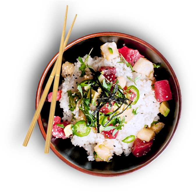 Find A Crave Near You - Sushi Top View Png (688x684), Png Download