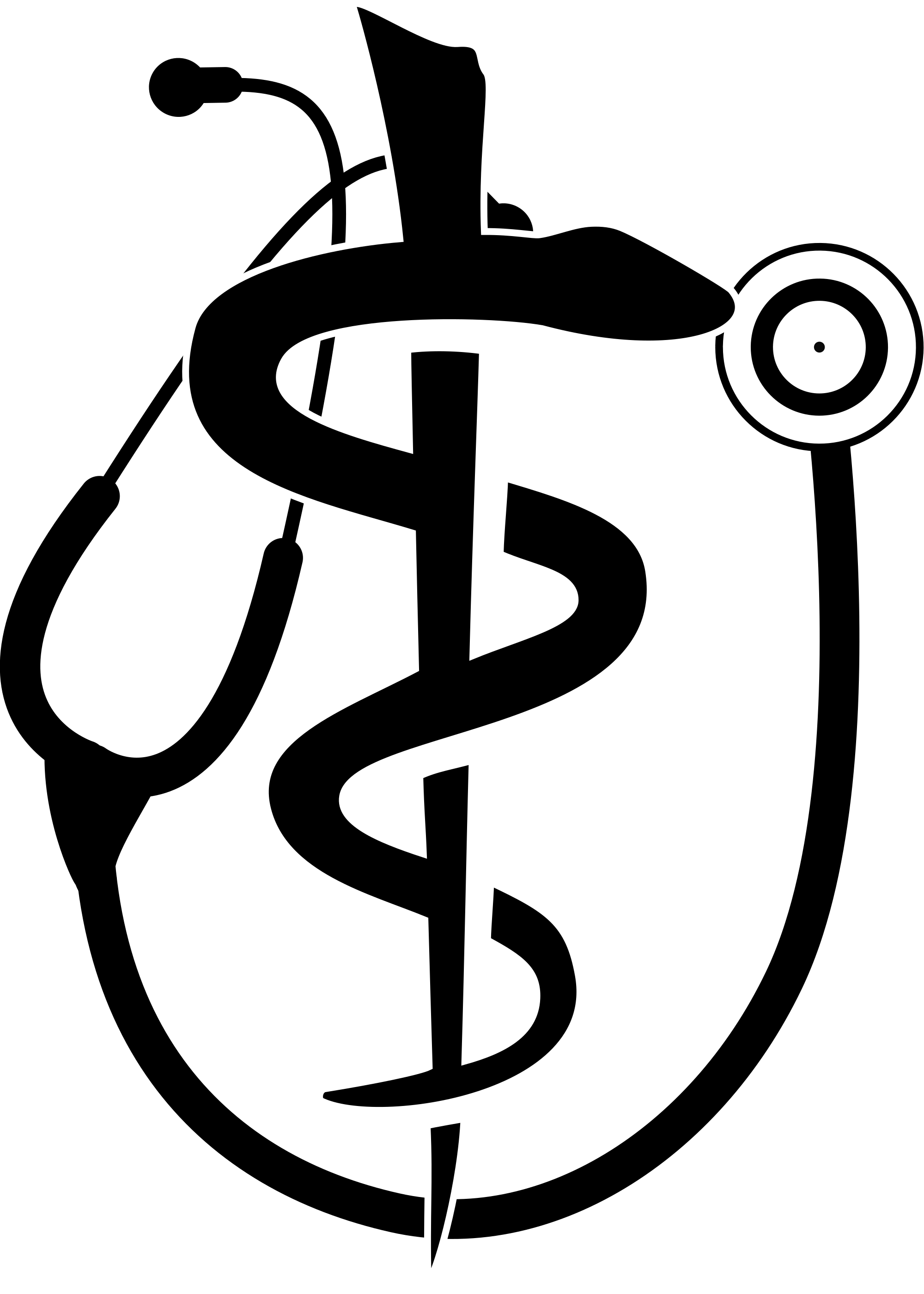 Open - Rod Of Asclepius Logo (2000x2801), Png Download