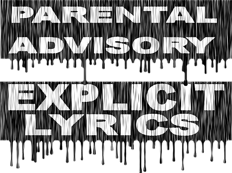 Report Abuse - Parental Advisory Dripping (798x596), Png Download
