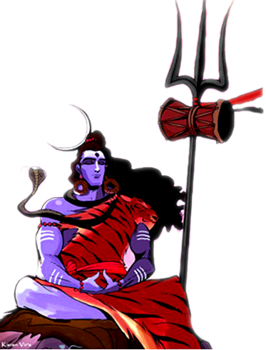 Lord Shiva Vimanika Comics (373x490), Png Download