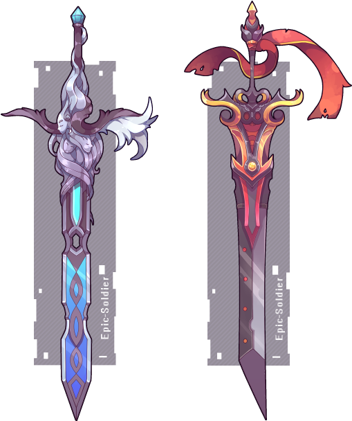 Png Transparent Fallen Angel And The - Imagenes De Espadas Para Dibujar (549x636), Png Download
