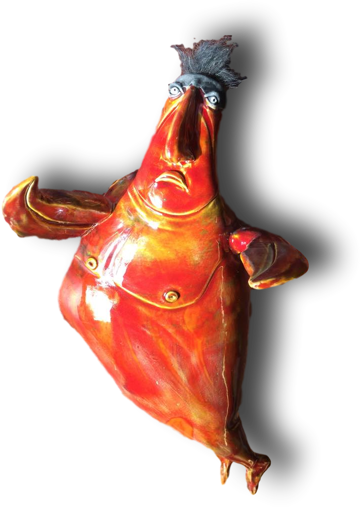 Crabby Daddy Red Glazed - Meat (1033x1033), Png Download