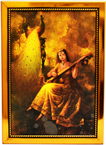 Meera Bai Scenery Gift Set With Uv Print - Picture Frame (500x500), Png Download