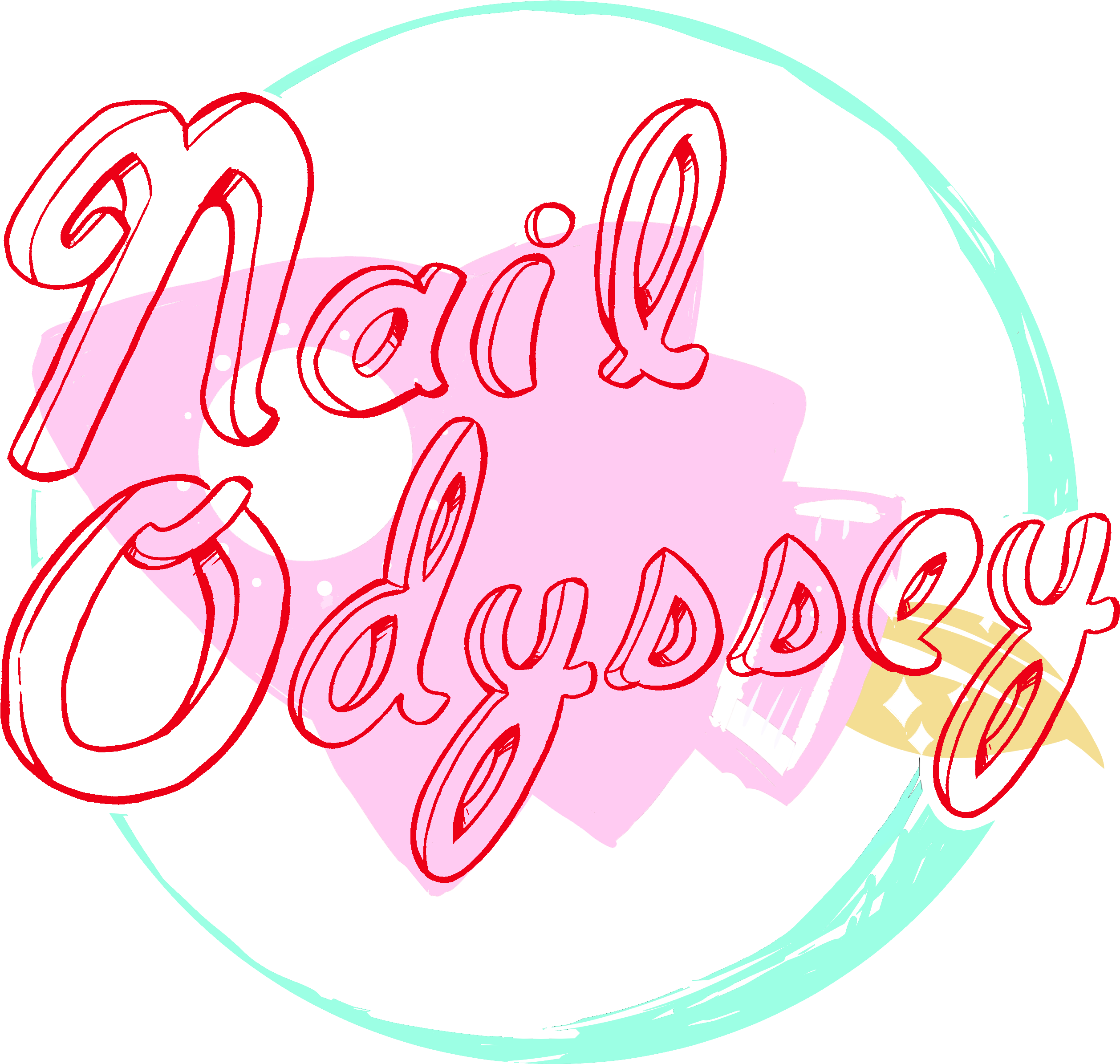 Nailodyssey - Calligraphy (2906x3066), Png Download