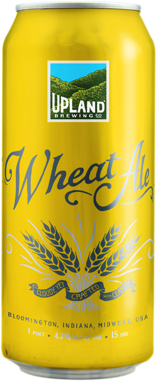 Upland Wheat Ale Year Round Belgian Witbier Upland - Upland Brewing Company (362x800), Png Download