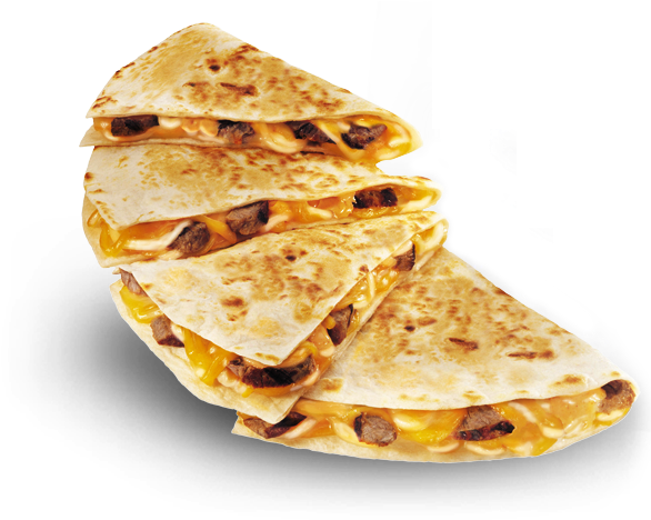 Steak Quesadilla - Steak Quesadilla Taco Bell (610x484), Png Download