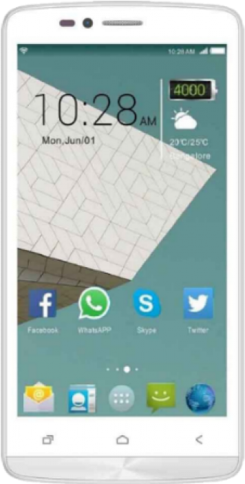 Karbonn Aura - Karbonn Aura 9 - Deep Blue (1 Gb Ram, 8 Gb Rom) (400x749), Png Download