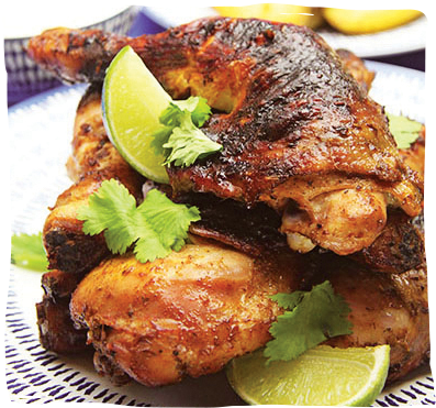 Peruvian Spiced Chicken Wings - Chicken (400x400), Png Download