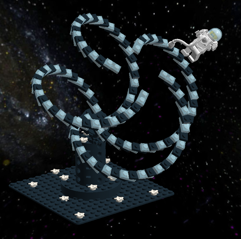 Lego Black Hole - Locket (802x796), Png Download