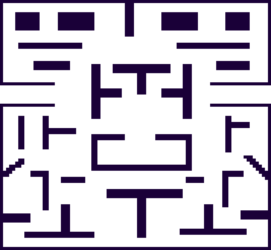 Map To Pacman - Pac-man (890x820), Png Download