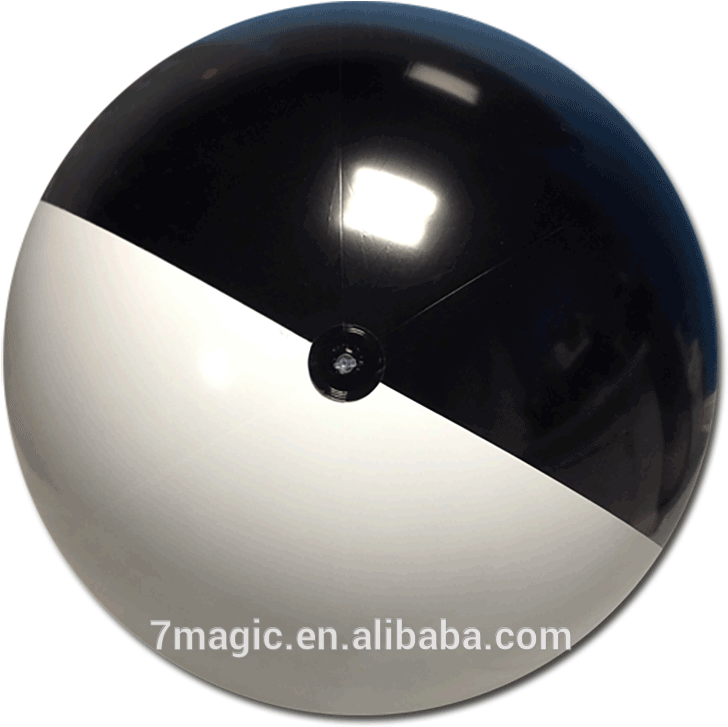 Black & White Moon Beach Balls - Sphere (750x750), Png Download