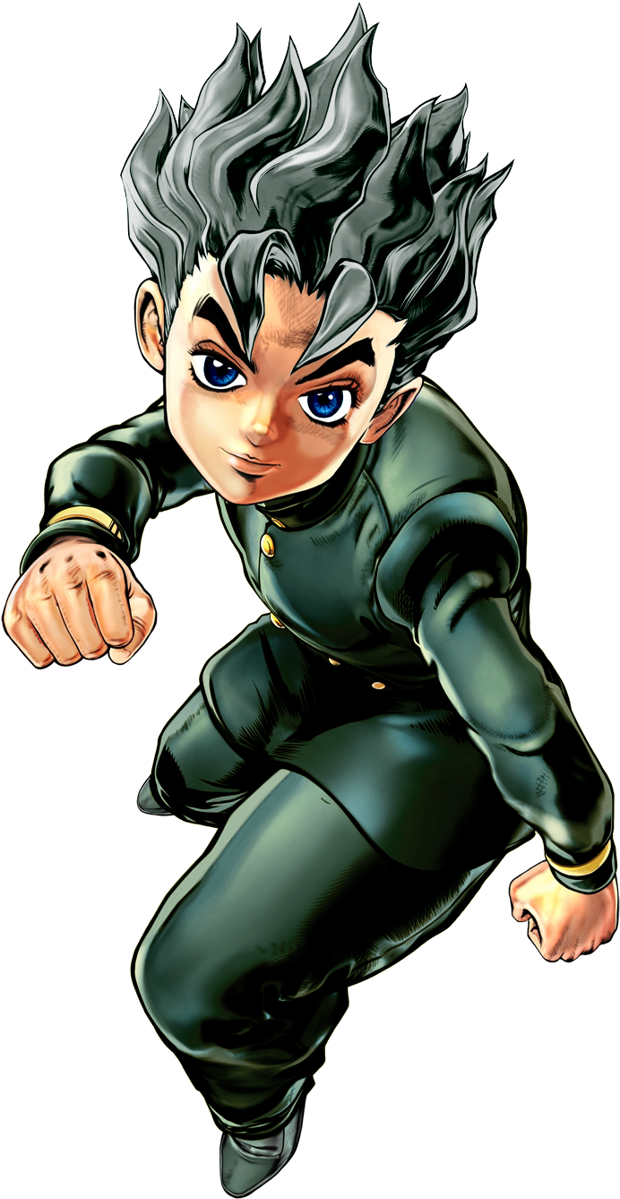 I Really Don't Like Koichi's Blue Hair In Eoh And Asb - Koichi Hirose Png (1000x1402), Png Download