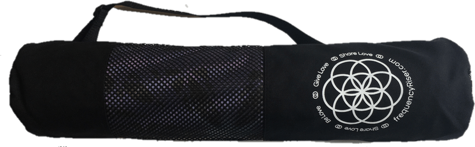 Flower Of Life Yoga Mat Free Mat Bag - Strap (962x303), Png Download