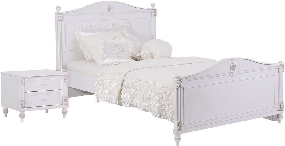 Rose Bed - Furniture (960x500), Png Download