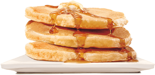 Pancake Png - Burger King Breakfast Dubai (500x540), Png Download