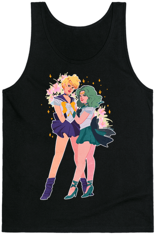 Sailor Neptune & Sailor Uranus Tank Top - Pride Quotes Lgbt (484x484), Png Download