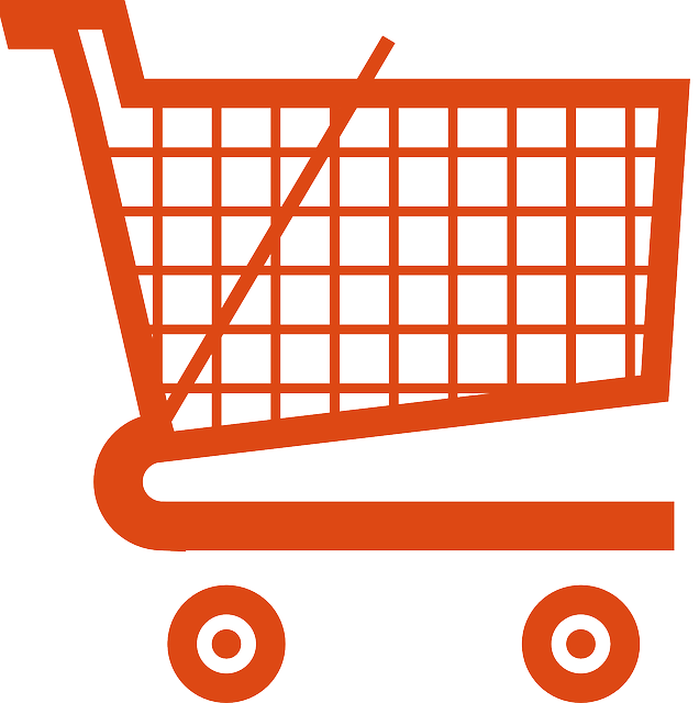 Shopping Cart, Cart, Ecommerce, Shopping, Amazon - Shopping Cart Animated (636x640), Png Download