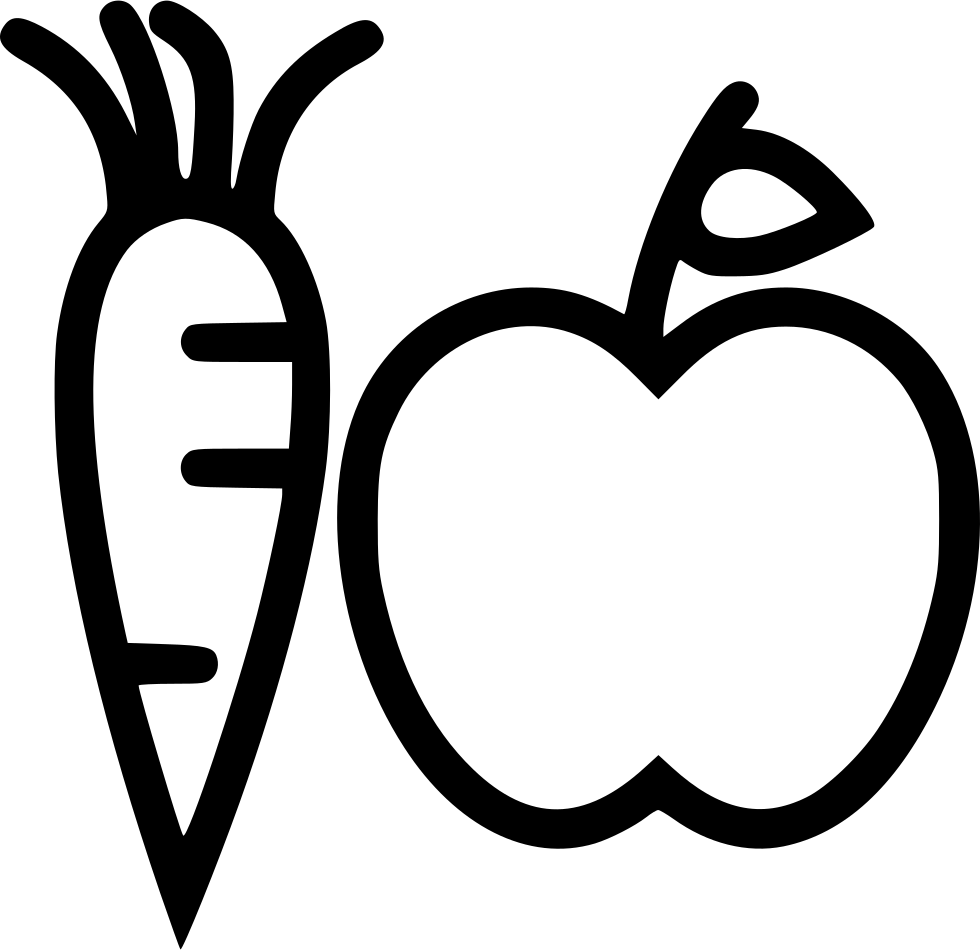 Fruits Vegetables Comments - Fruit And Veg Symbol (980x950), Png Download