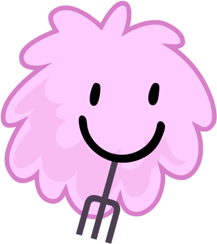 Puffball With Fork - Bfb Fork (447x480), Png Download