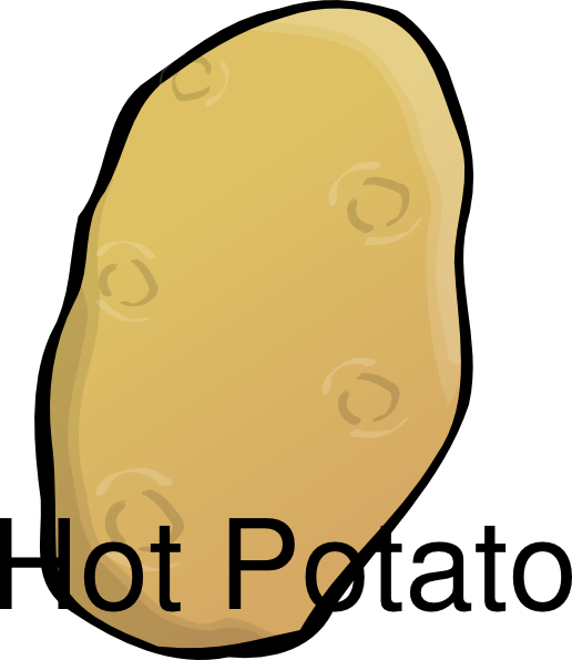 Hot Potato Svg Clip Arts 516 X 595 Px (516x595), Png Download