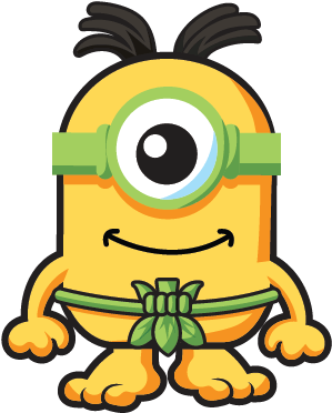 Online Au Naturel Minion Pic - Mineez Minions Through Time (480x481), Png Download