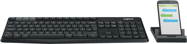 Galleryimg - Galleryimg - Galleryimg - Logitech K375s Multi Device Wireless Keyboard & (652x560), Png Download